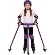 Skate Trainer Adjustable Training Aid for Roller Inline Skating Beginners Kids Adults Purple