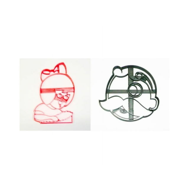 Natty Boh and UTZ Chips Girl Set of 2 Cookie Cutters USA PR1524