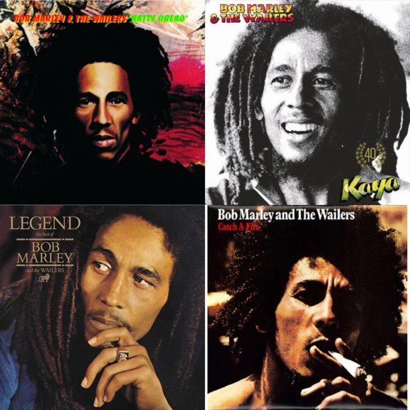 Natty Dread (180G) & Kaya 40 (2 LP) & Legend - The Best Of Bob Marley & The Wailers (2LP) & Catch A Fire