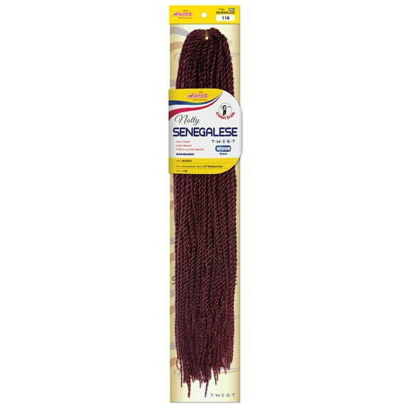 Natty Senegalese Twist (medium) 24" (1/100, 72strands) - Color 1