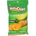 NatuChips Original Plantain Chip Snacks, 4.5 oz Bag