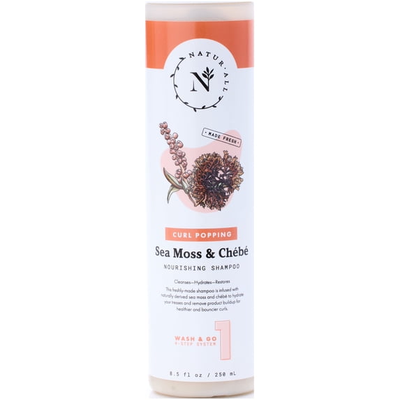 NaturAll (STEP 1) Wash & Go: Sea Moss and Chebe Shampoo