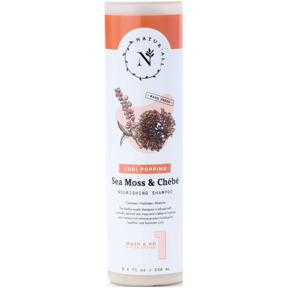NaturAll (STEP 1) Wash & Go: Sea Moss and Chebe Shampoo