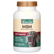 NaturVet 250 Count Methylsulfonylmethane Tablets Multi-Colored