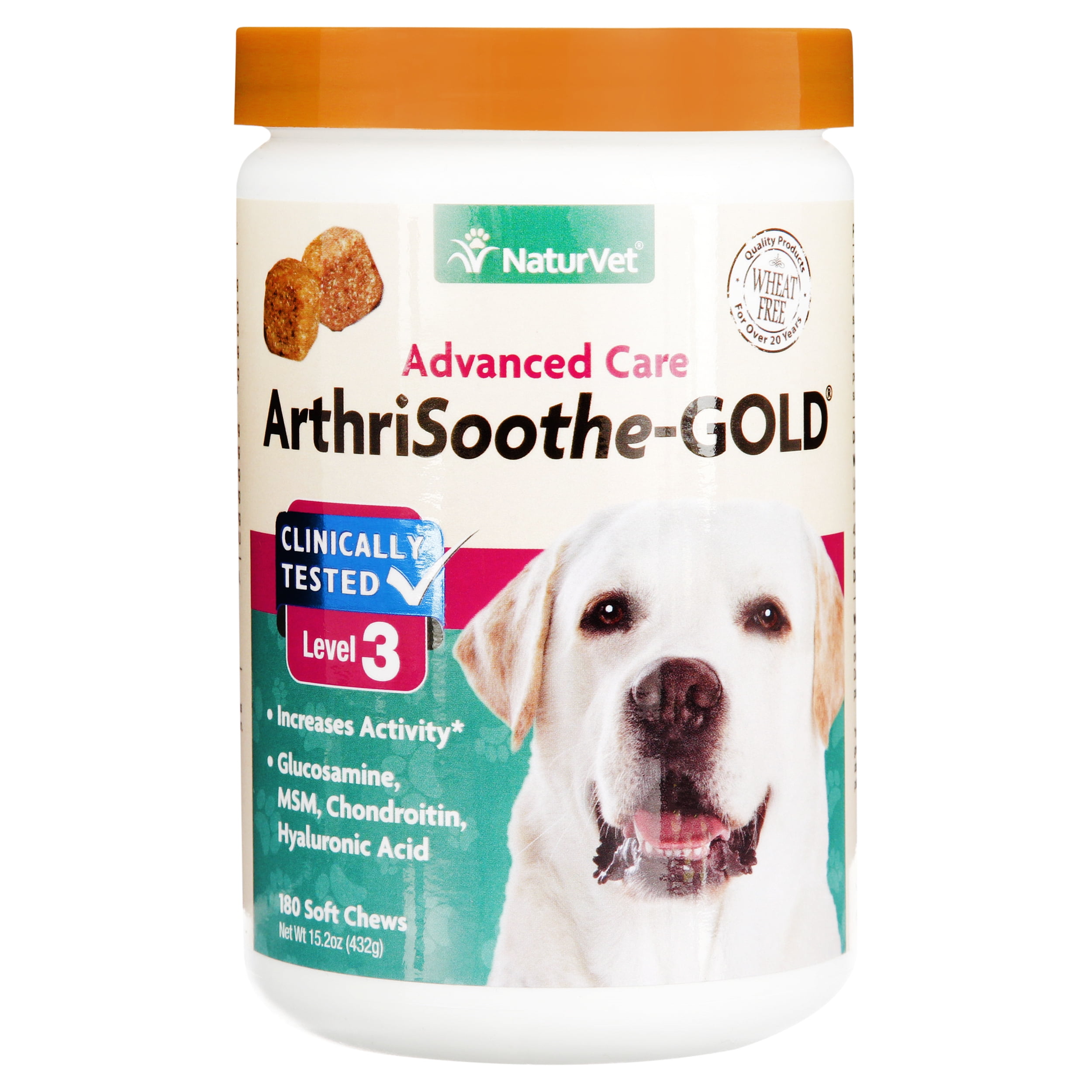 NaturVet ArthriSootheGold Advanced Joint Supplement for Dogs & Cats