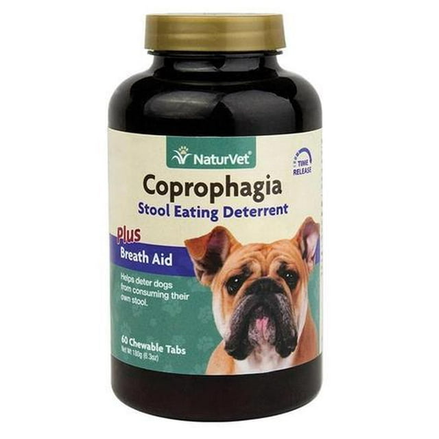 NaturVet Coprophagia Stool Eating Deterrent Chewable Tablets