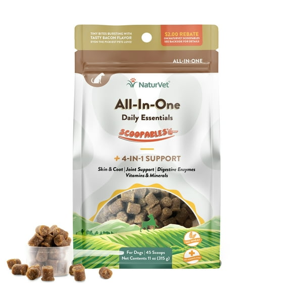 NaturVet Scoopables All-In-One Daily Essentials Dog Supplements