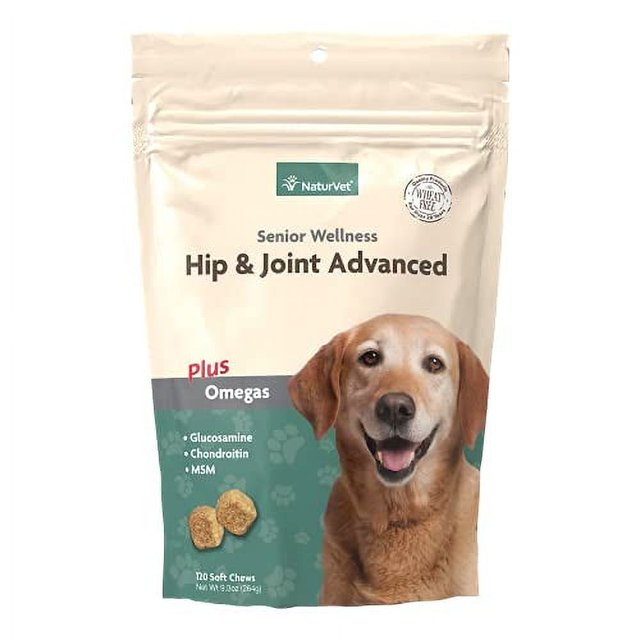 NaturVet â€“ Senior Wellness Hip & Joint Advanced Plus Omegas Help