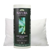 Natura Aloe Dream Mate - Aloe Infused Bamboo & Wool Quilted Latex Pillow - King Size