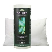 Natura Aloe Dream Mate - Aloe Infused Bamboo & Wool Quilted Latex Pillow - Standard Size