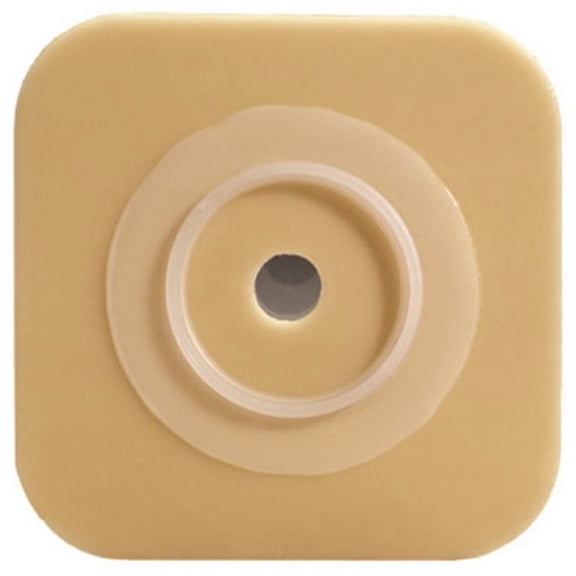Natura Durahesive Flexible Tape Collar Flange Skin Barrier, 413167, 5" x 5", Tan