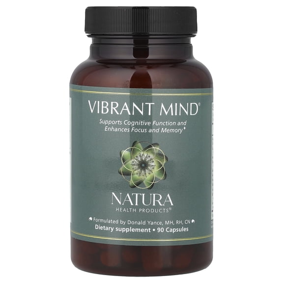 Natura Health Products Vibrant Mind, 90 Capsules