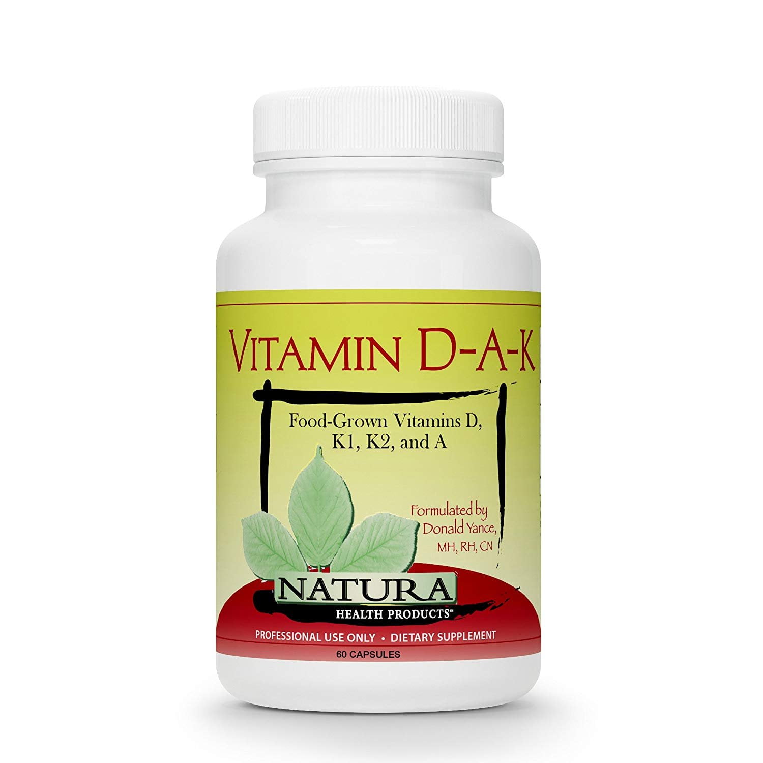 Natura Health Products Vitamin D-A-K, 60 Capsules
