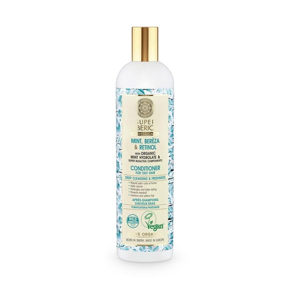 Natura Siberica Super Mint Bereza & Retinol Natural Conditioner 13.53 fl oz