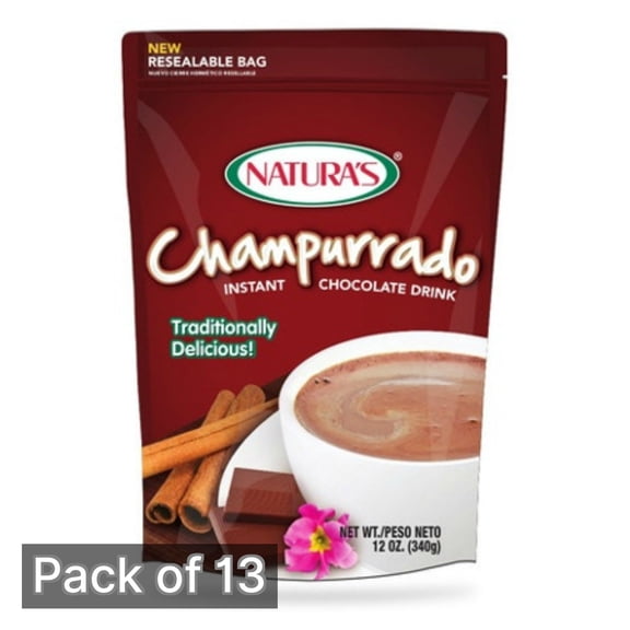 Natura's Champurrado Instant Chocolate Drink (Pack of 13)