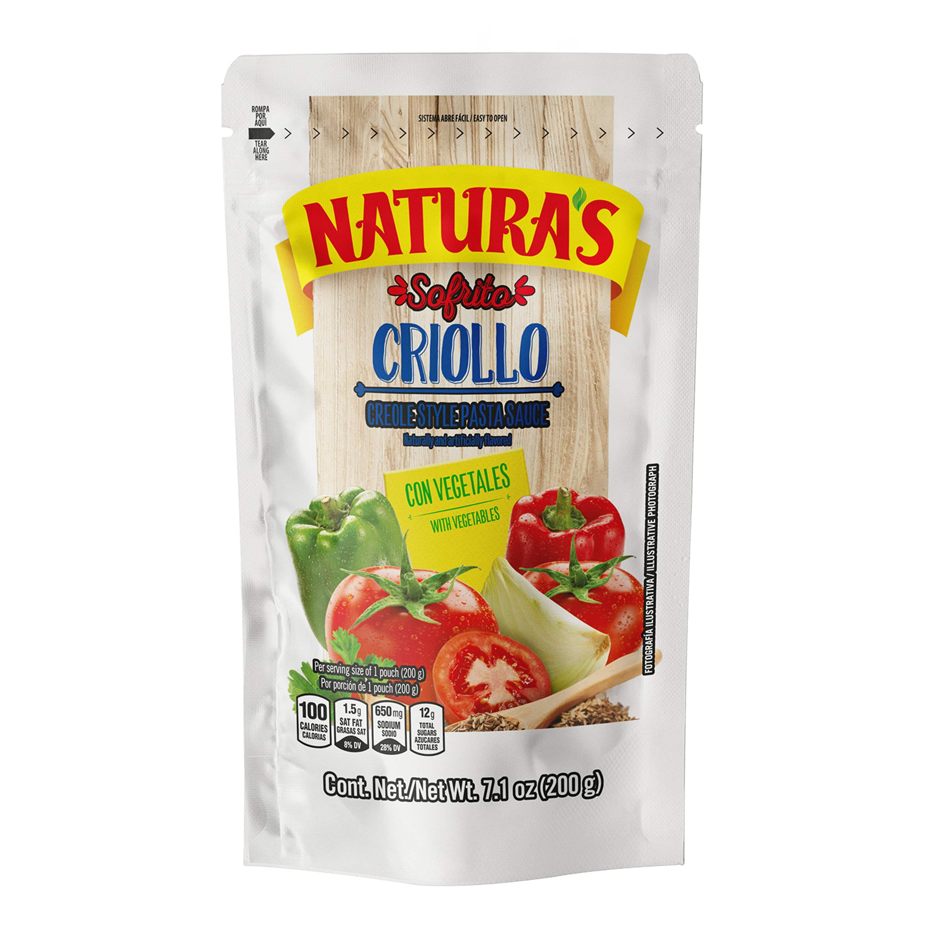 Natura's Sofrito Criollo Sauce, 7.1 oz (12 Pack)