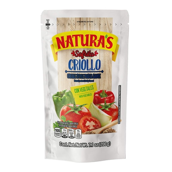 Natura's Sofrito Criollo Sauce, 7.1oz. Pouch KKS1(Pack of 3)