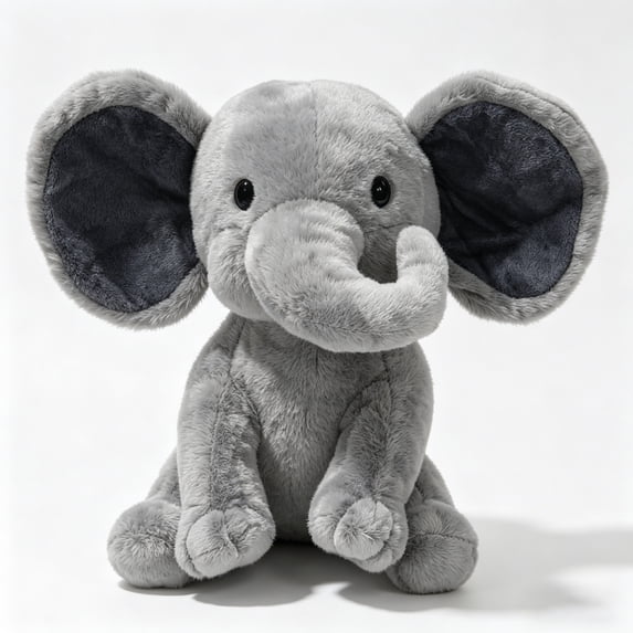 Naturace Elephant Plush Toy 10 in Elephant Stuffed Animal Plushie Toys for Kids Boys Girls