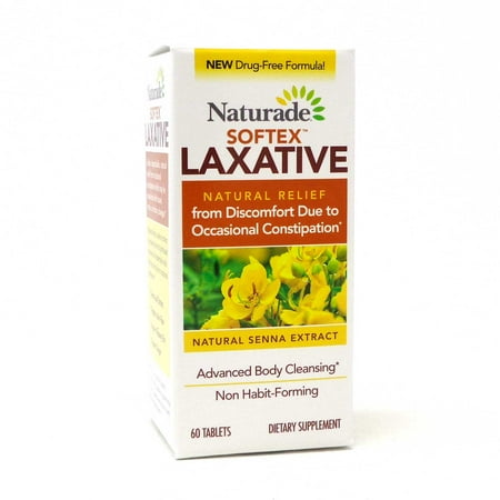 Naturade - Softex Stool Softener Laxative - 60 Tablets