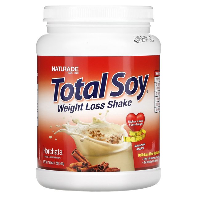 Naturade Total Soy, Meal Replacement for Weight Management, Horchata, 1.2 lbs., 1 Pack