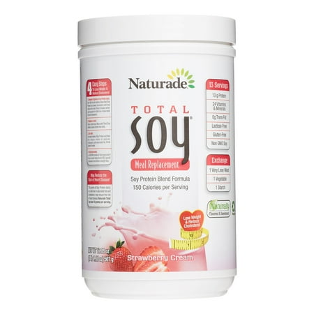 Naturade - Total Soy, Meal Replacement for Weight Management, Strawberry, 17.88 oz., 1 Pack, 13 Serving