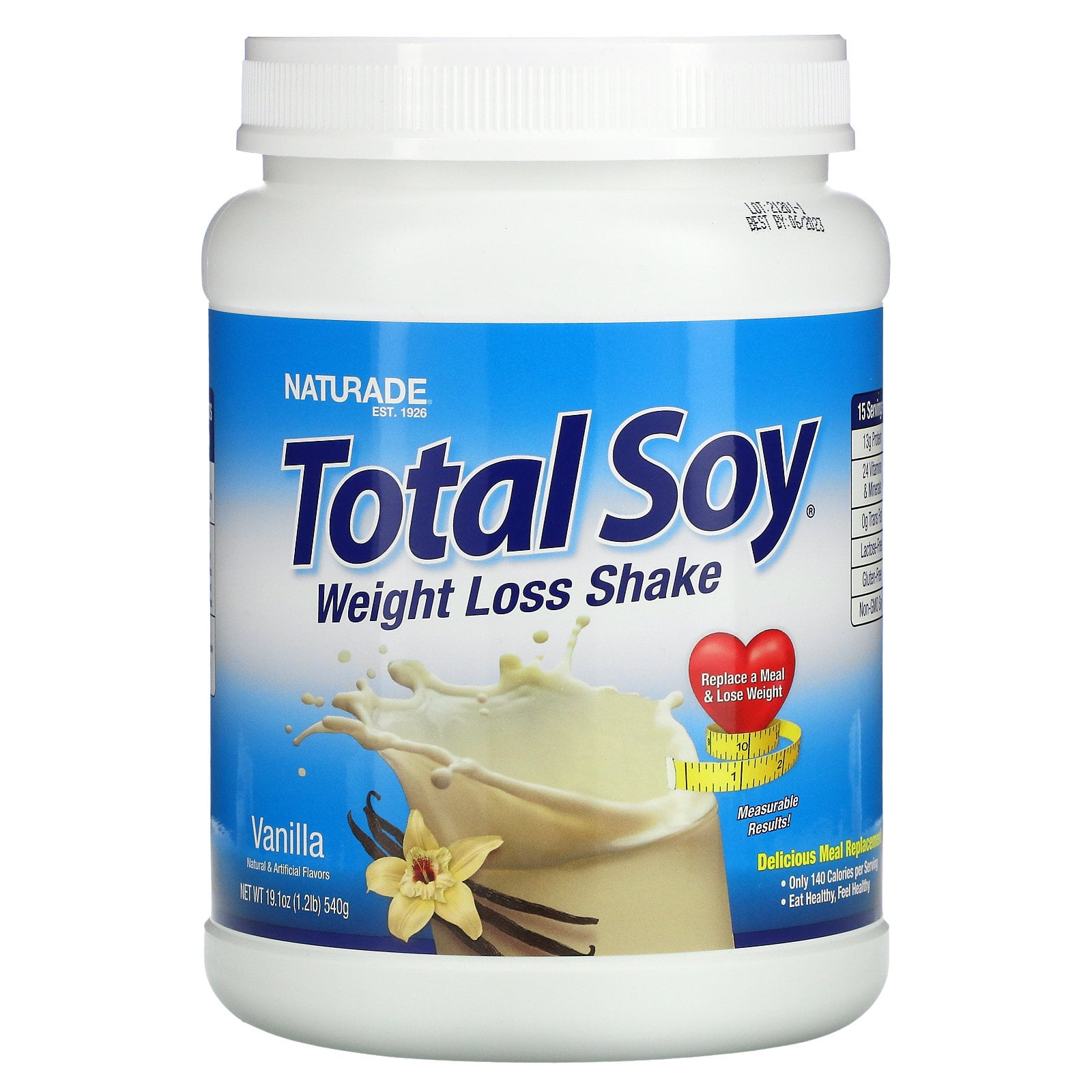 Naturade Total Soy Vanilla Shake, 19.1 oz.