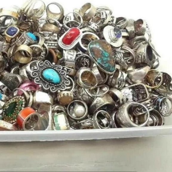 Natural 1 Pcs Rings For Women Natural Multi Color Crystal All Size Free Size Handmade Rings Women Jewelry Wholesale Lot Assorted Gemstone Silver Plated Rings