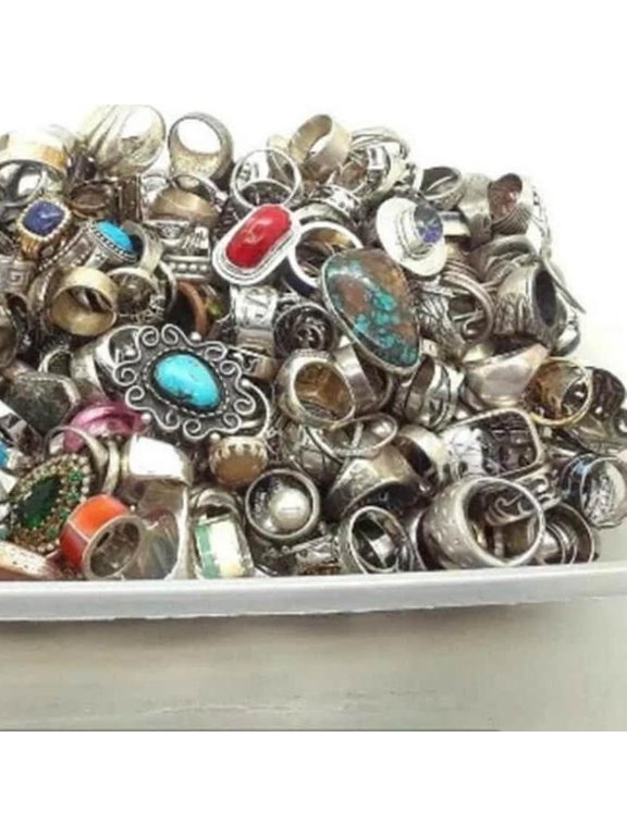 Natural 1 Pcs Rings For Women Natural Multi Color Crystal All Size Free Size Handmade Rings Women Jewelry Wholesale Lot Assorted Gemstone Silver Plated Rings
