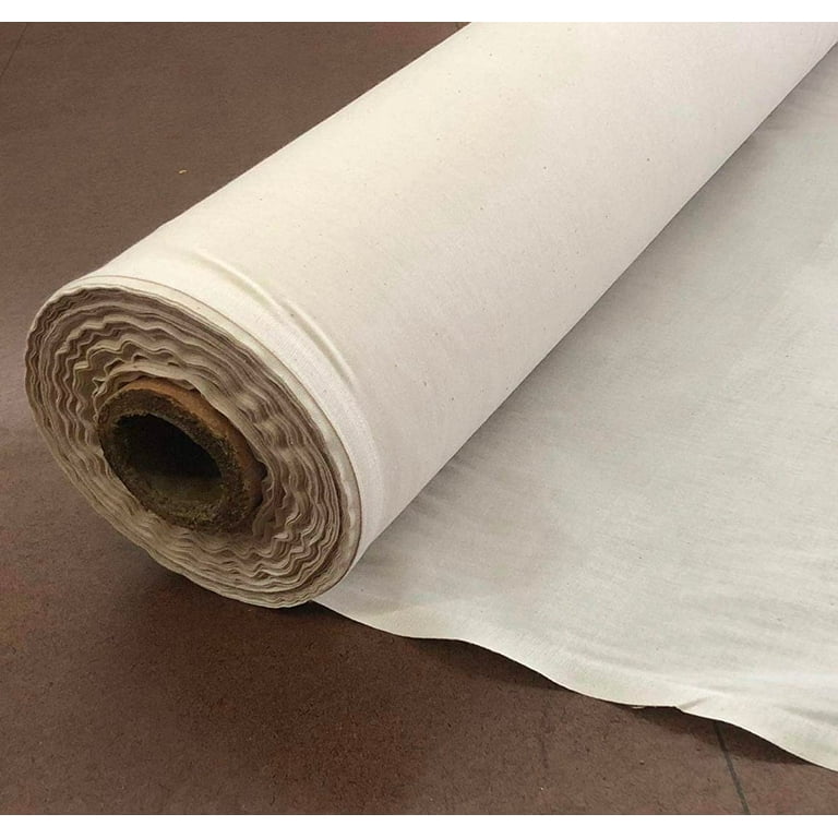 Sedona Designz Natural 100% Cotton Muslin Fabric/Textile Unbleached - Draping Fabric - 100 Yards Continuous(60in. Wide), Size: Medium