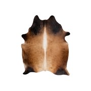 Natural Kobe Cowhide Rug | Norman tan | 6'x7'