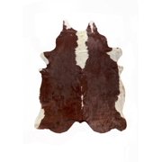 Natural Kobe Cowhide Rug | Hereford brown/white | 6x7