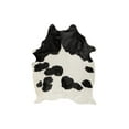 thumbnail image 1 of Natural Kobe Cowhide Rug | White/black | 6'x7', 1 of 4