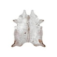 thumbnail image 1 of Natural Kobe Cowhide Rug | S & p white/brown | 6'x7', 1 of 4