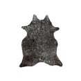 thumbnail image 1 of Natural Scotland Cowhide Rug | Chocolate & silver | 6'x7', 1 of 3