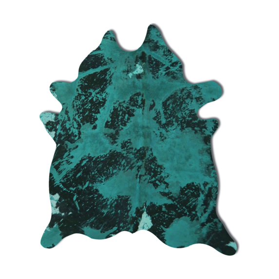 Natural 100% Genuine Handmade Scotland Shed-Free Fade Resistant Cowhide Rug