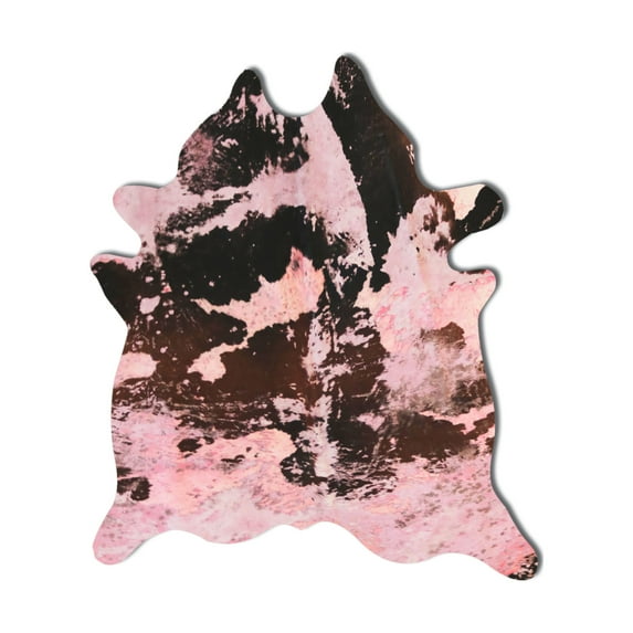 Natural 100% Genuine Handmade Scotland Shed-Free Fade Resistant Cowhide Rug