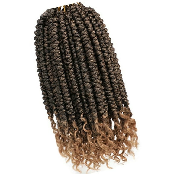 Natural 12 Strand Braided Dreadlock Ponytail Elastic Hairtie Hair Braiding Cuffs Hair Extension For Casual Quick Styles