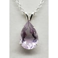 thumbnail image 1 of Natural 17x11mm Pear Amethyst Necklace, 1 of 5