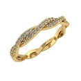 thumbnail image 1 of Natural 2.00Ct Round Cut Diamond Twist Anniversary Wedding Eternity Band Ring Solid 18k Gold FG VS2, 1 of 3