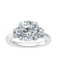 thumbnail image 1 of Natural 2.30 Ct Stunning Round Cut Diamond Three Stone Wedding Ring for Ladies Solid 950 Platinum (F-G/VS1) Size 5.5 by Diamond-Capitals, 1 of 7