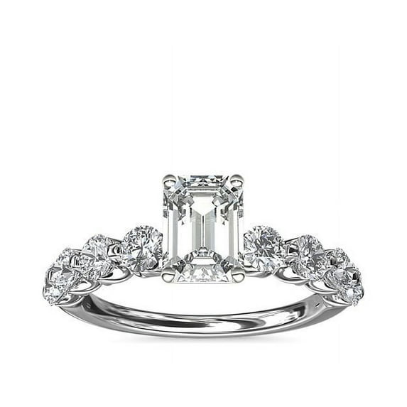 Natural 2.50 Carat Stunning Emerald Cut Diamond (F-G/VS1) Solitaire Anniversary Ring for Women Solid 950 Platinum Size 3.5 by Diamond-Capitals