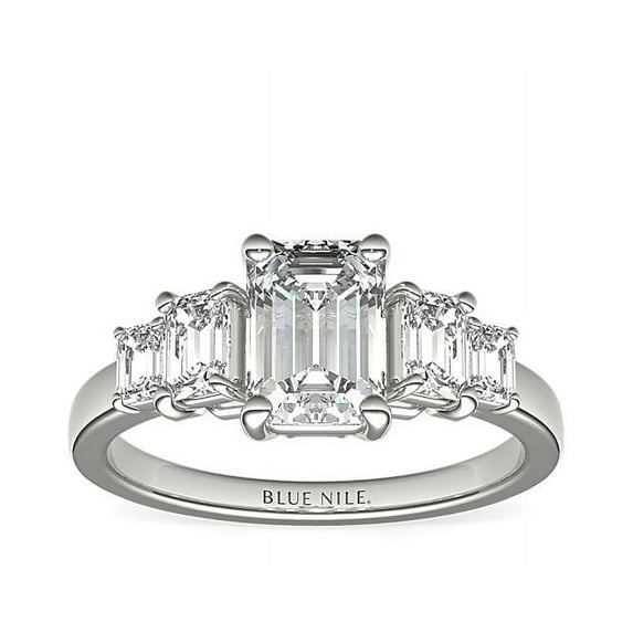 Natural 2.70 Carat Stunning Emerald Cut Diamond (F-G/VS1) Solitiare Anniversary Ring for Women Solid 950 Platinum Size 3.5 by Diamond-Capitals