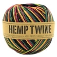 thumbnail image 1 of Natural 20lb Hemp Twine for DIY – 1mm Thin High Tensile Strength Twine for Cooking, Jewelry, Crafts, and Decoration – Rasta, 100G/430 ft, 1 of 9