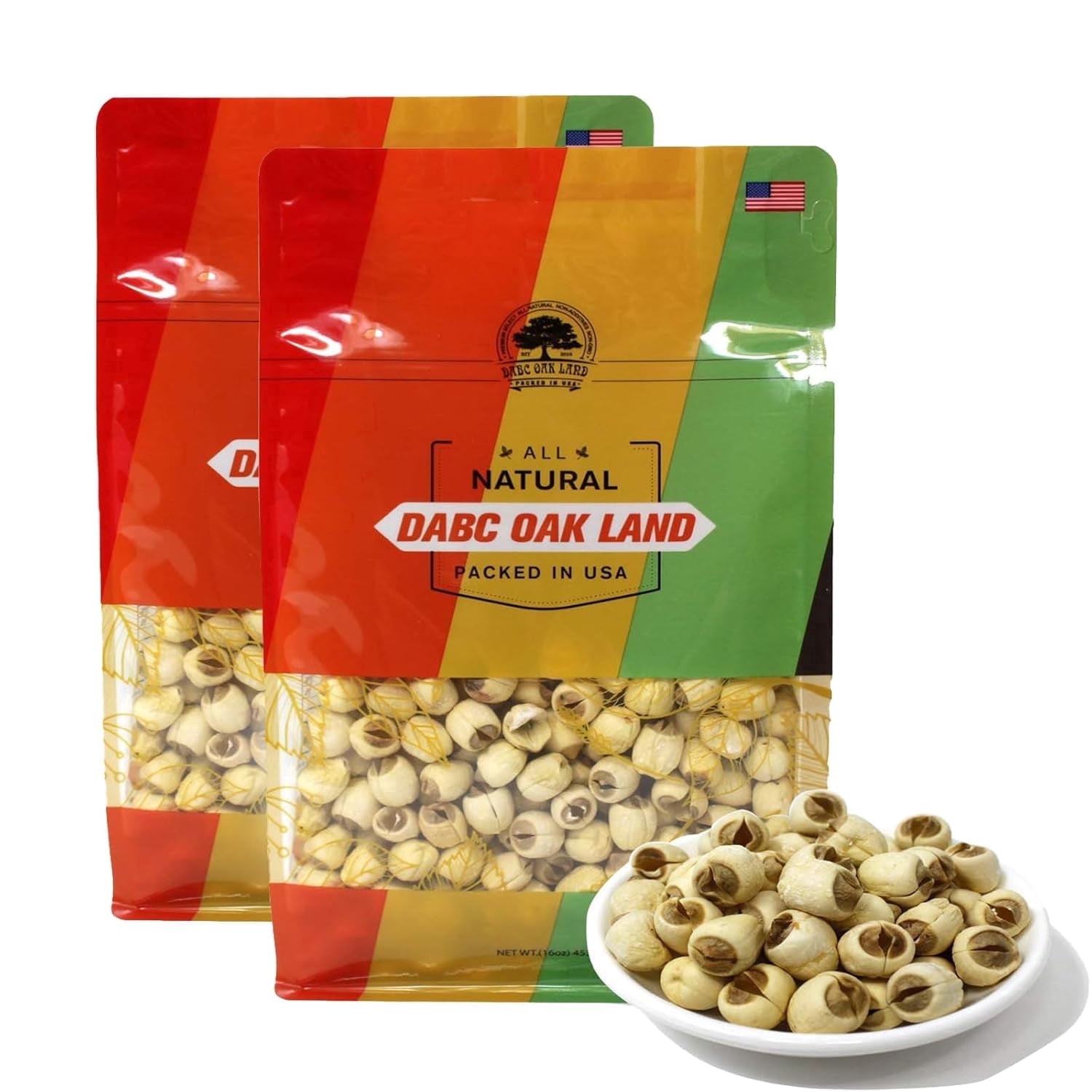 Natural 2LB Dried Lotus Seeds Dried White Lotus Seeds Lian ZI, Rich In Methionine for Health Herbal Tea Cooking Porridge and Soup Raw Material