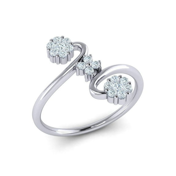 Natural 2carat Round Cut Diamond Prong Women's Forever Us Anniversary Ring Bridal Band Solid 18K Gold FG VS2