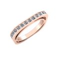 thumbnail image 1 of Natural 3.00Ct Round Cut Diamond Euro Style Square Eternity Band Ring 18k Gold F VS1, 1 of 3