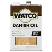 2 Pack, Natural 350 Voc, Watco Danish Oil - 65732, Gallon