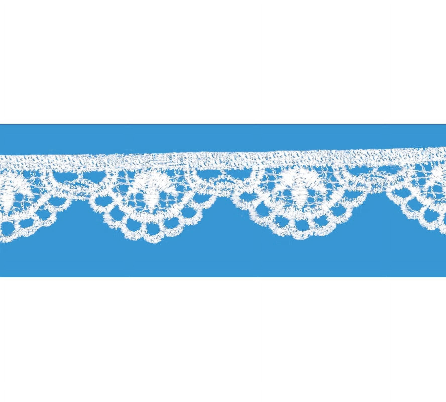 Natural 5/8 Inch Venice Lace Trefoil