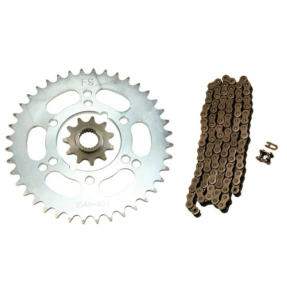 Natural 520x78 O-Ring Chain 11/40 Sprockets 2003-2013 for Polaris Trail Boss 330