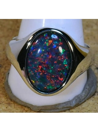 Natural Unheated Oval Fire Opal 10x8mm Sapphire Diamond Cut good 925 Sterling Silver